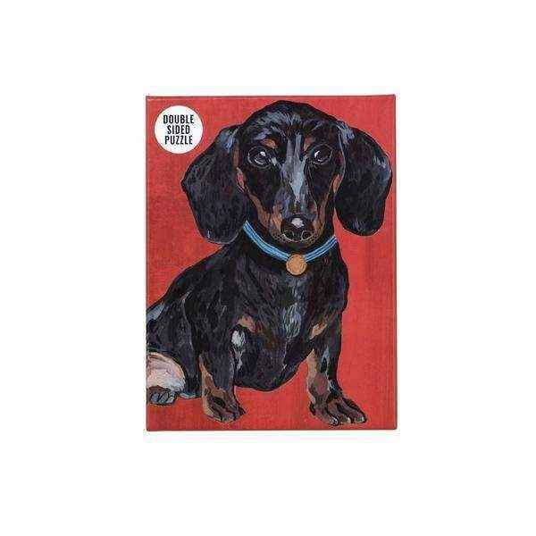 Doubled Sided Dachshund Jigsaw Puzzle 100 Pieces