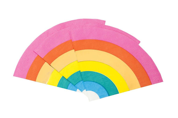 Rainbow Paper Napkins (16 Pack)