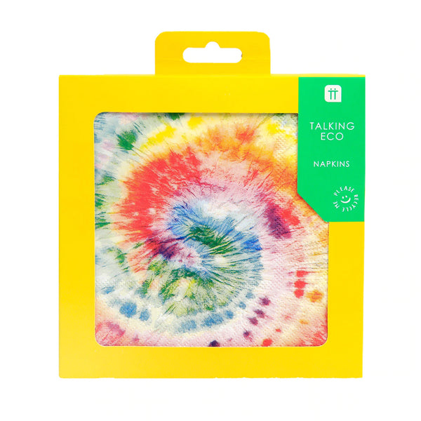 Rainbow Tie Dye Paper Napkins