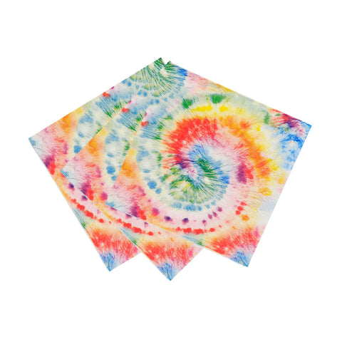 Rainbow Tie Dye Paper Napkins