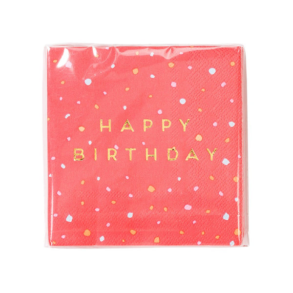 Happy Birthday Cocktail Napkins