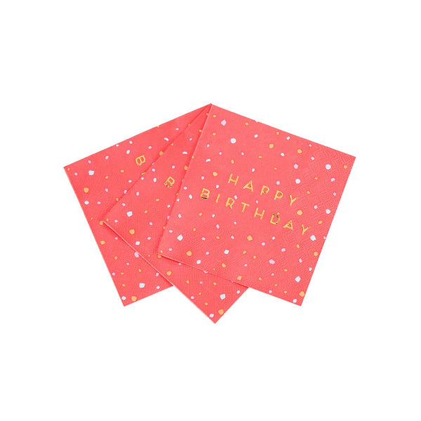 Happy Birthday Cocktail Napkins