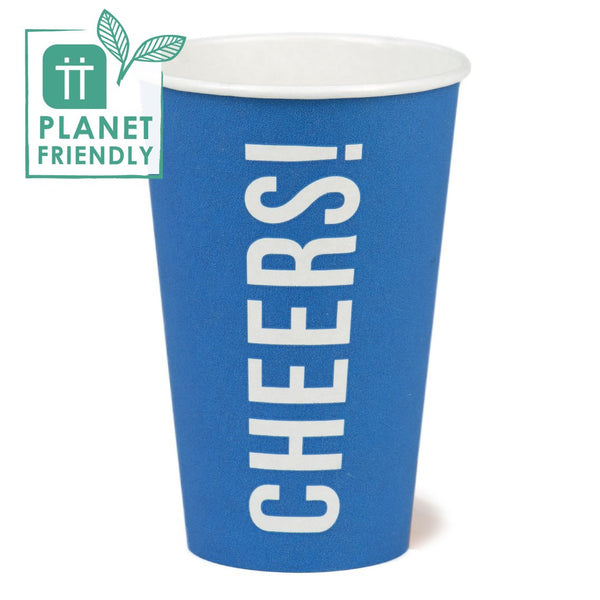Planet Friendly - Blue Paper Cups