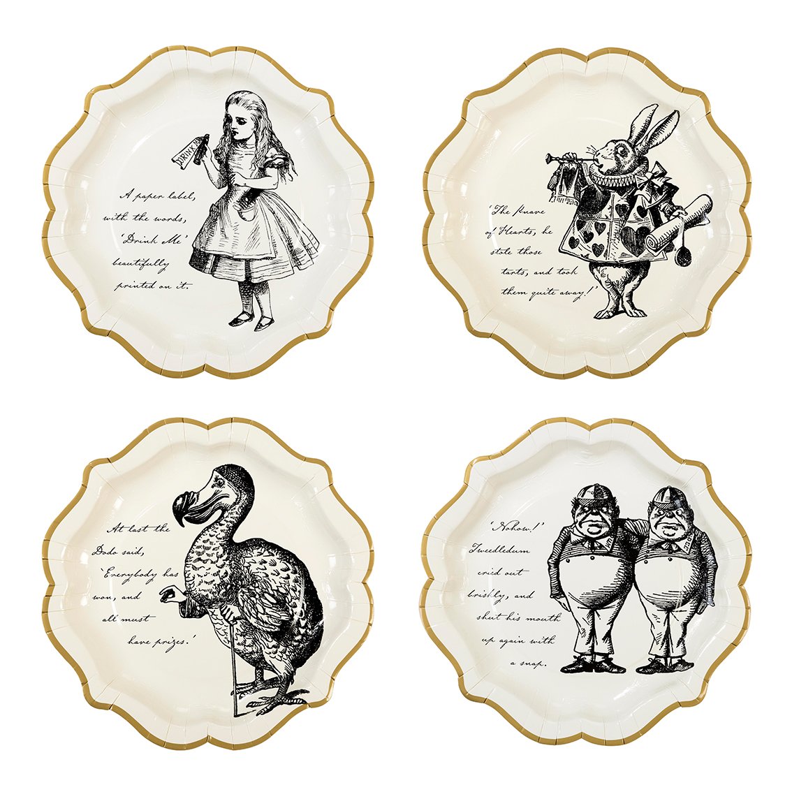 Truly Alice Paper Plates