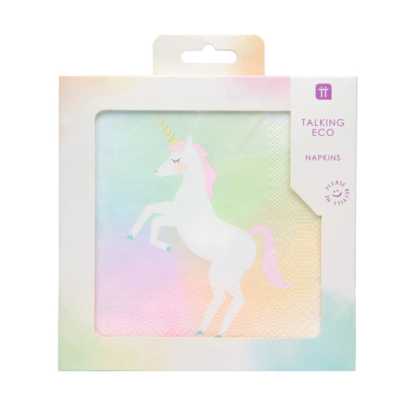 Recyclable Unicorn Paper Napkins