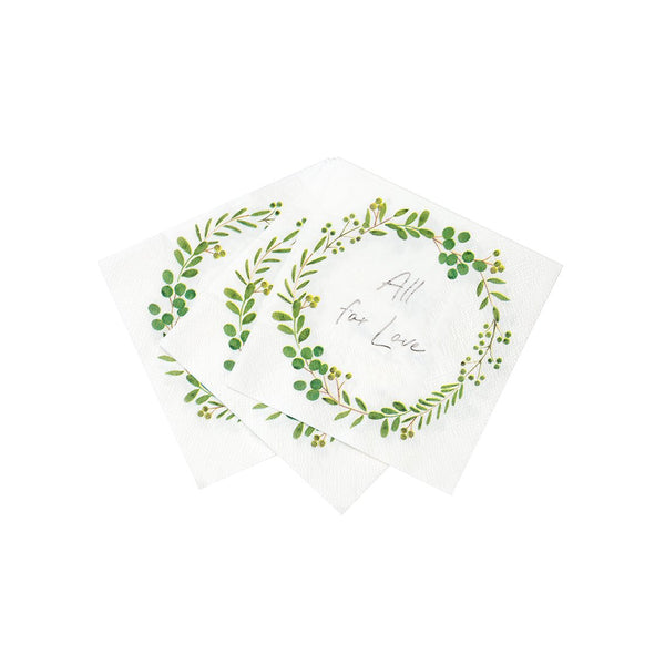 All For Love Paper Napkins (16 Pack)