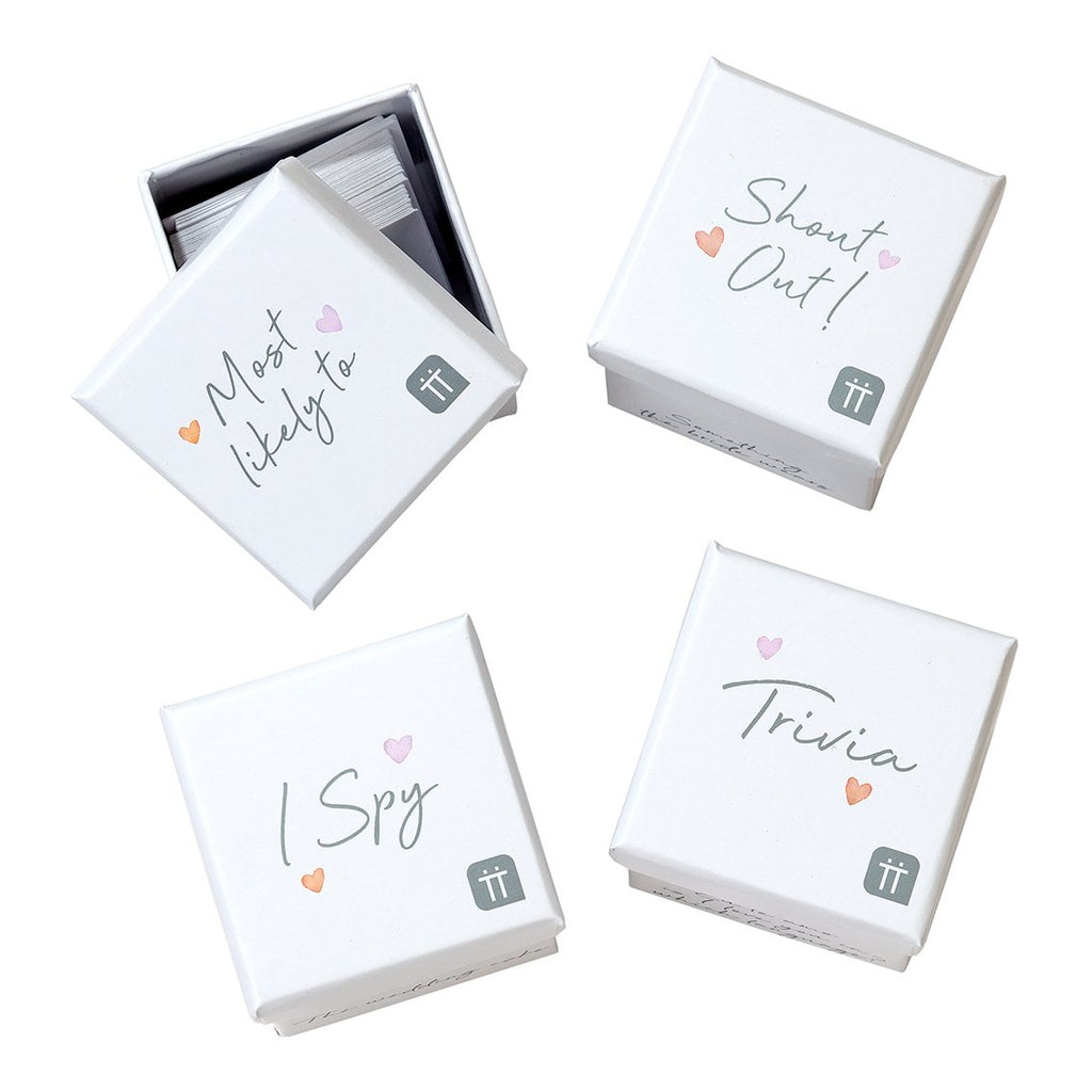 Wedding Trivia Games Set (4 pack)