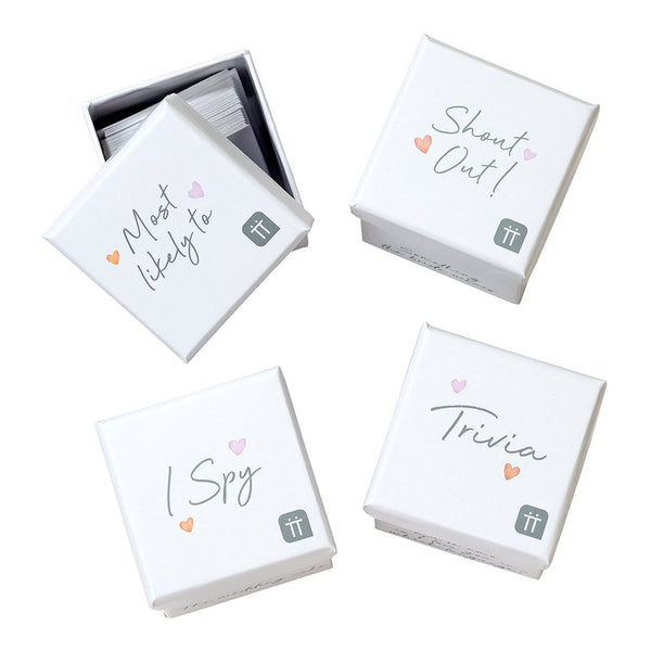 Wedding Trivia Games Set (4 pack)