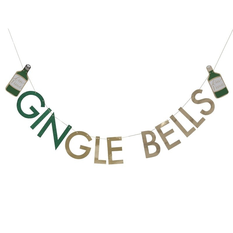 Gingle Bells Gin Party Bunting