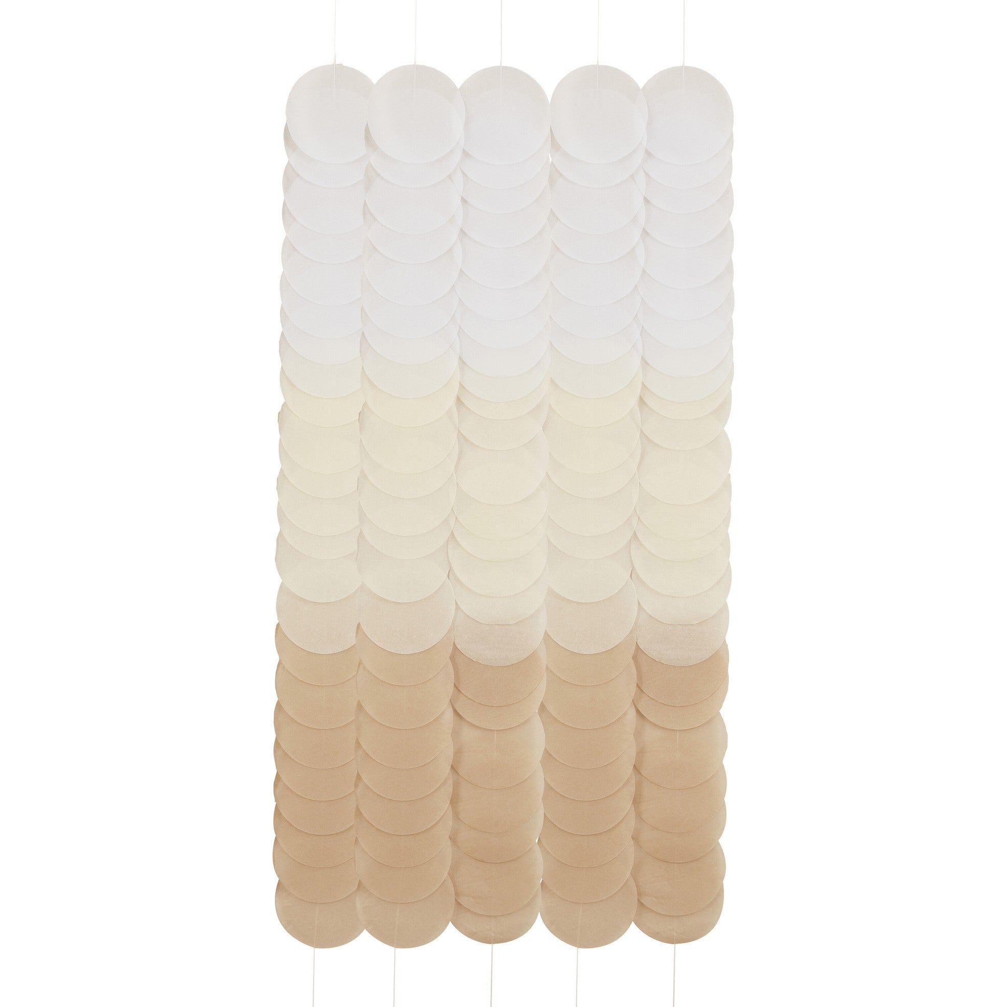 Neutral Ombre Tissue Disc Backdrop