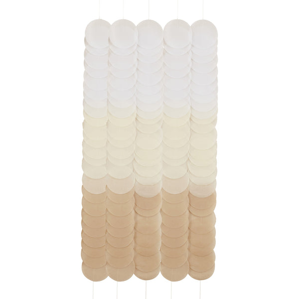 Neutral Ombre Tissue Disc Backdrop