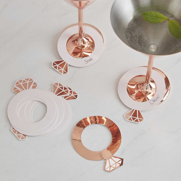 Rose Gold Drink Markers