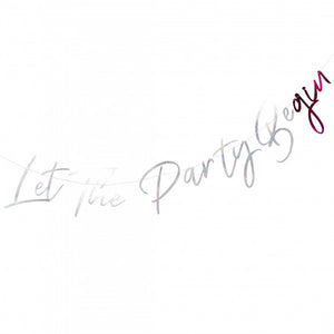 Let The Party Be-Gin Bunting