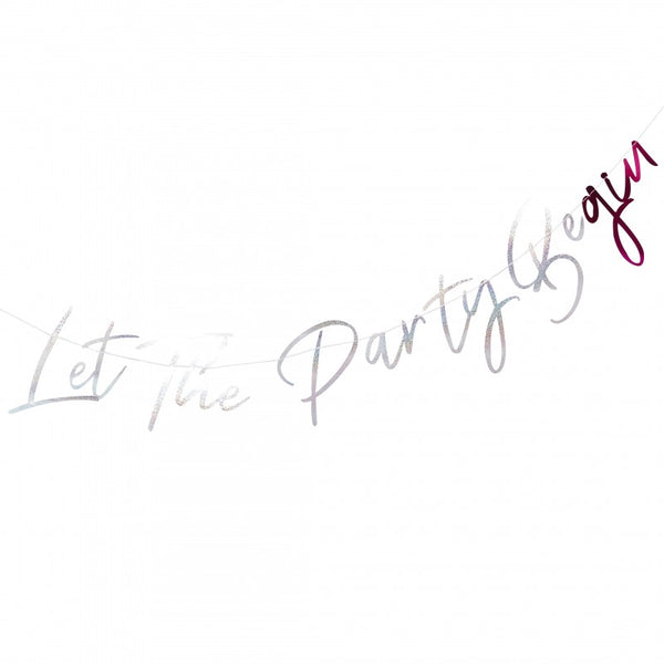 Let The Party Be-Gin Bunting