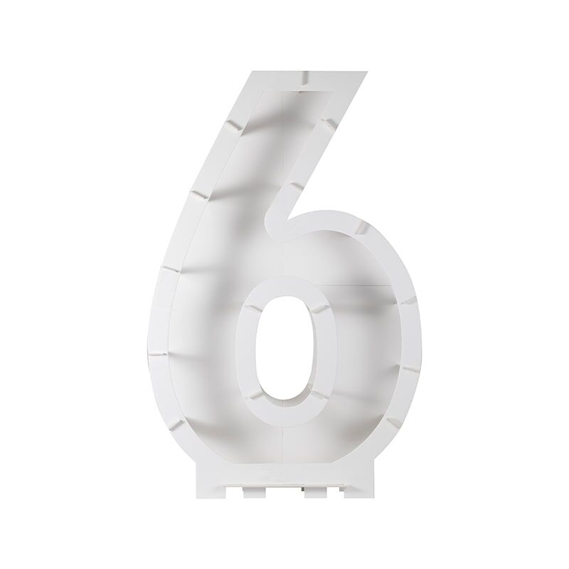 Balloon Mosaic Number Stand 6