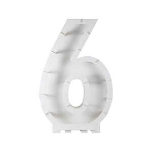 Balloon Mosaic Number Stand 6