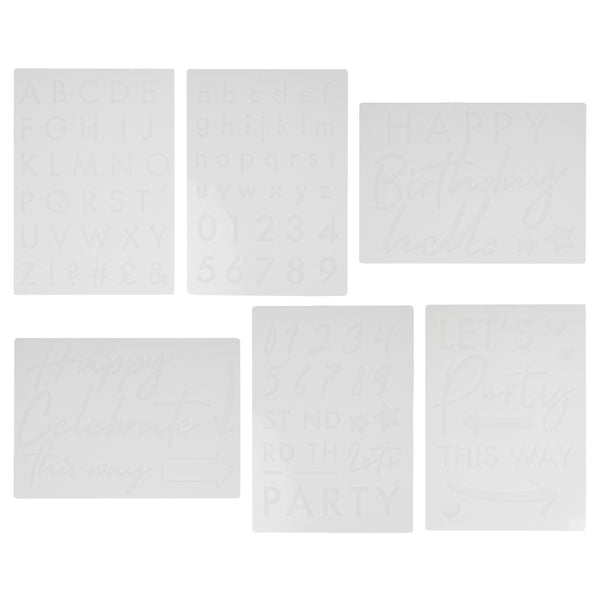 Stencil Sheets (6 Pack)