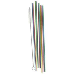 Rainbow Stainless Steel Straws