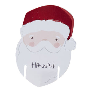 Santa Glass Toppers