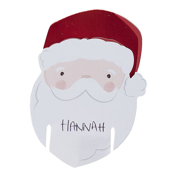 Santa Glass Toppers
