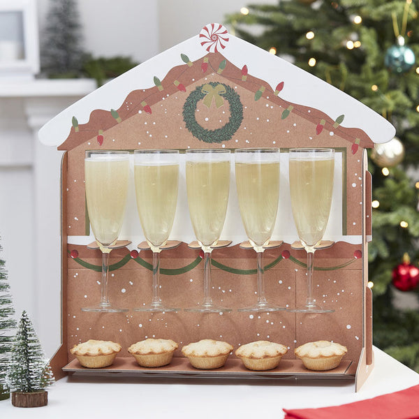 Christmas Treat And Drinks Stand