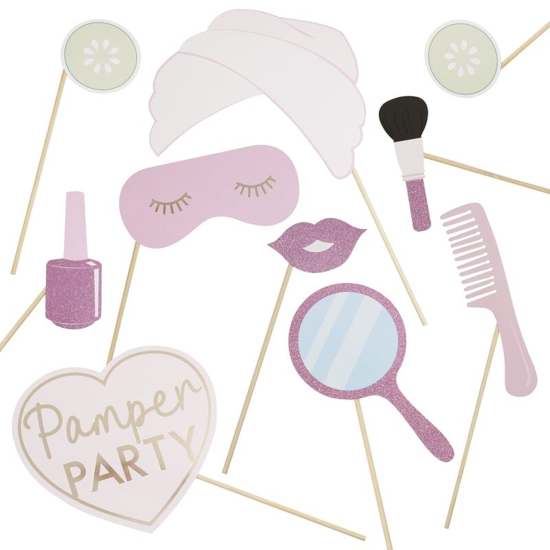 Pamper Party Photo Props