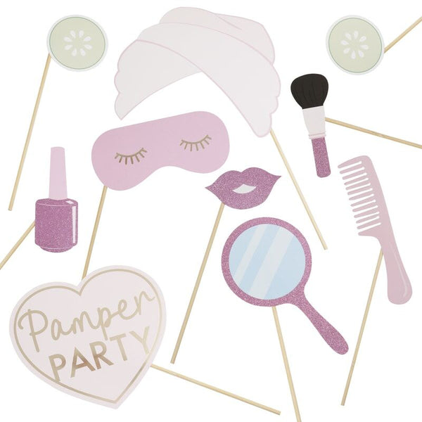 Pamper Party Photo Props