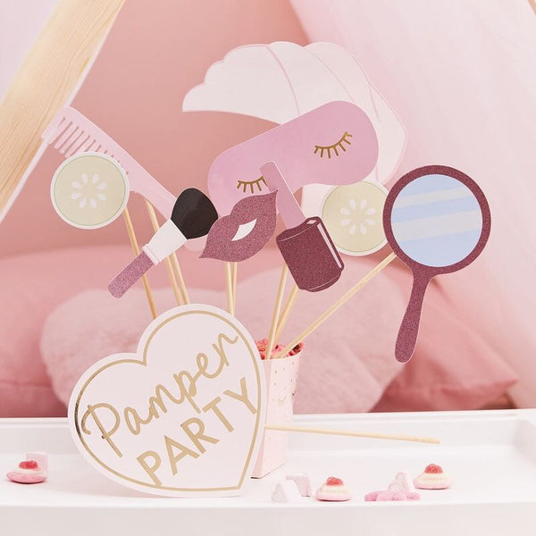 Pamper Party Photo Props