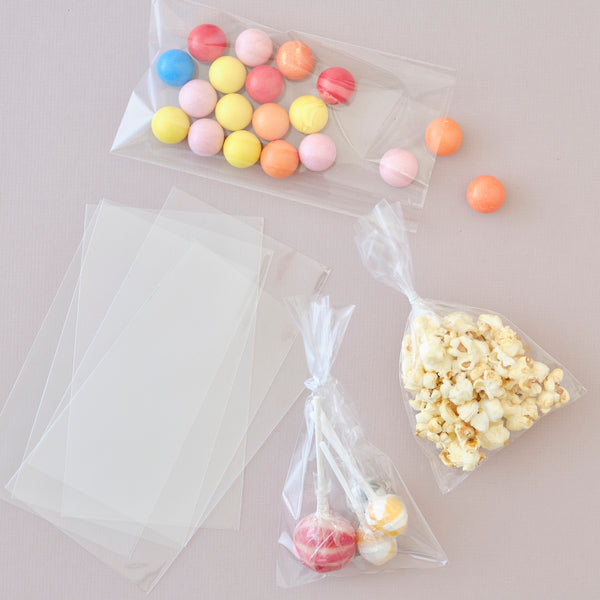 Clear Cello Bags 25 Pack