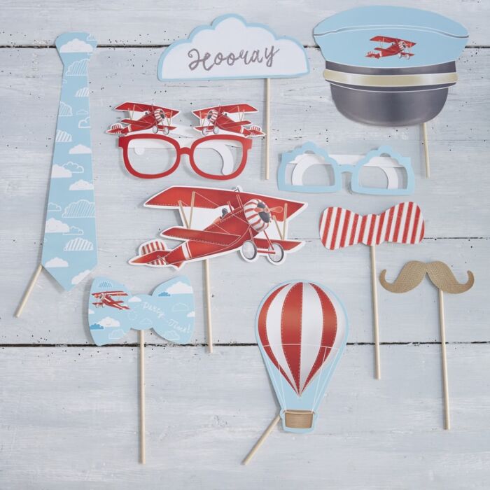 Plane Themed Photo Props