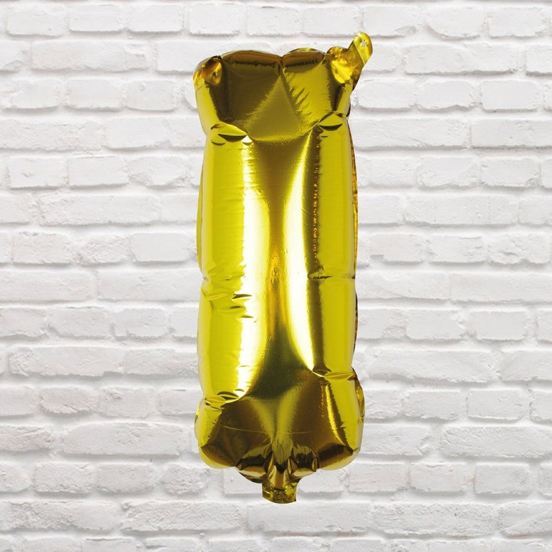 Gold Foil Letter Balloons I