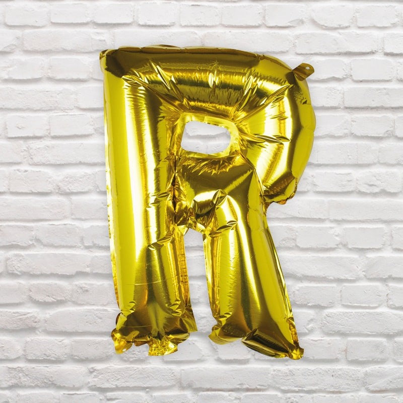 Gold Foil Letter Balloons R