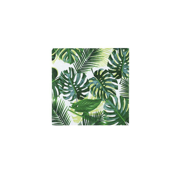 Tropical Palm Leaf Paper Napkins