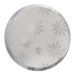 Snowflake Paper Plates (8 pack)