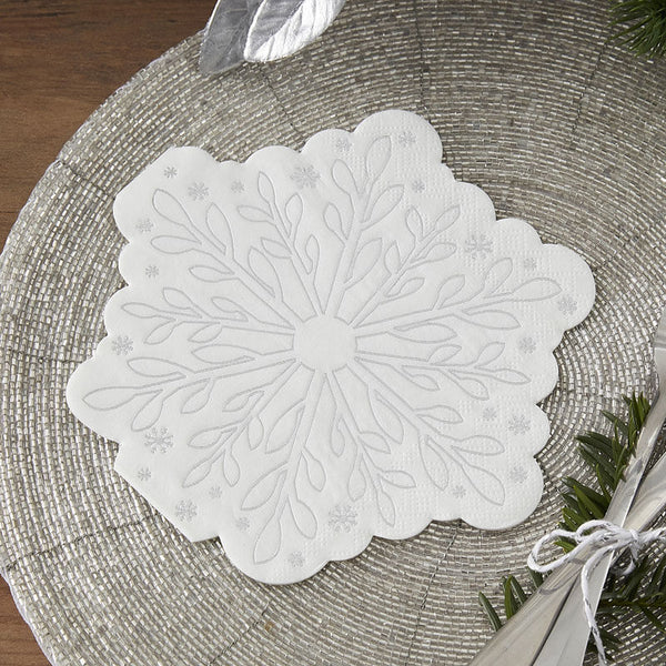 Snowflake Paper Napkins