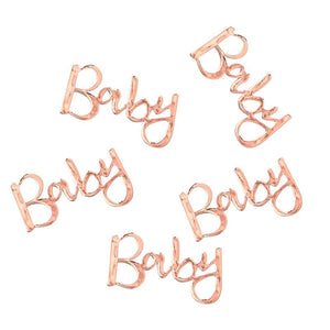 Rose Gold Baby Confetti