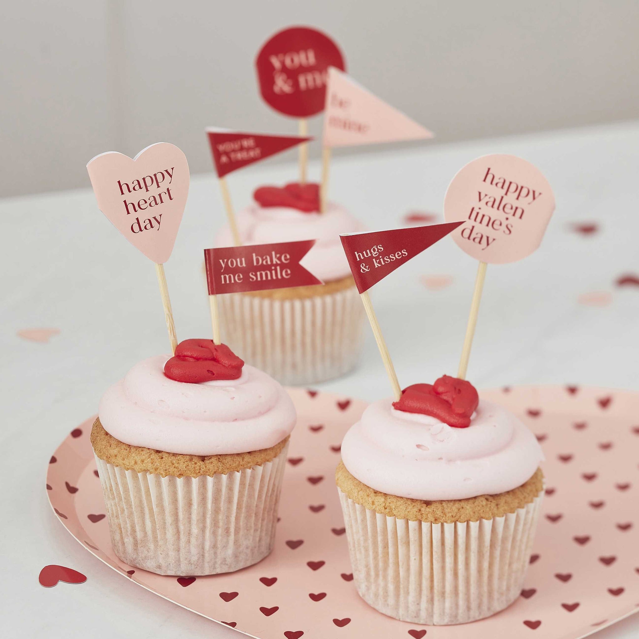 Valentine's Cupcake Toppers