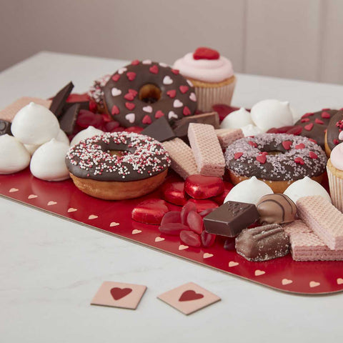Heart Grazing Board With Letters